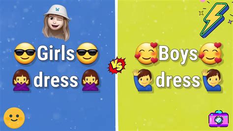 Girls Vs Boys 🤩🙇‍♀️ Girls Dress Vs Boys Dress Girls Room Vs Boys