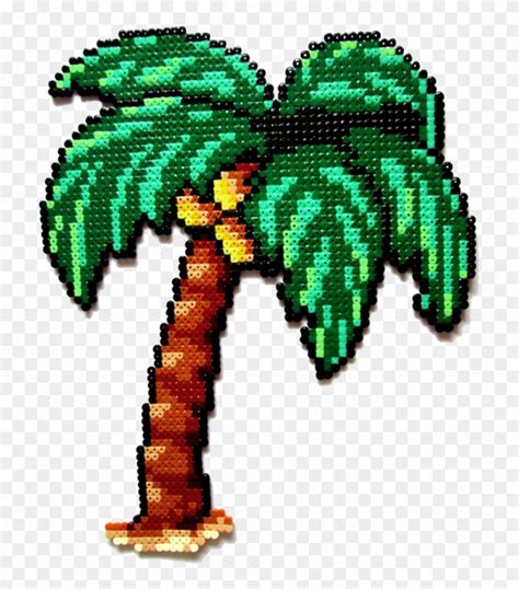 Palm Tree By Aenea Jones On Deviantart Palm Tree Perler Beads Free