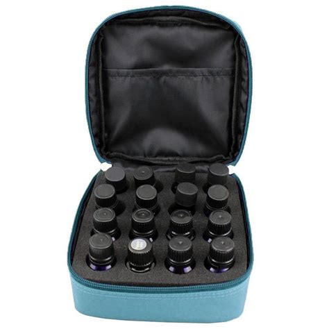 Soothing Terra 16 Bottle Essential Oil Carrying Case With Foam Insert