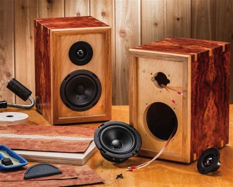 .speakers cabinet 6.5/8 inch empty speaker cabinet two way real soild wood bookshelf speaker box. The New Rockler DIY Speaker Kit - Banish The Plywood ...