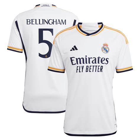 Jude Bellingham Real Madrid 2023 24 Home Jersey