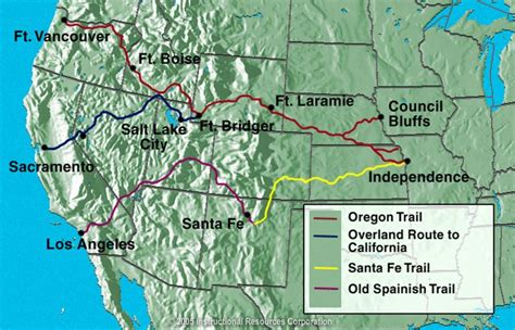 Map Valid Maps Oregon California Trail Map Klipy California Trail