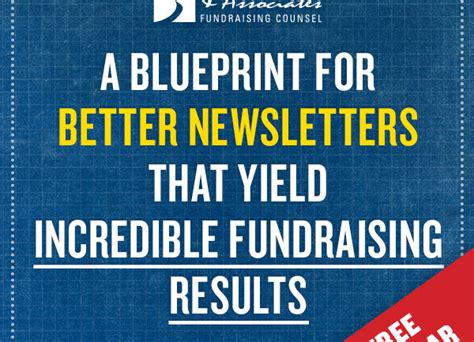 A Blueprint For Better Newsletters That Yield Better Fundraising Results Douglas Shaw Associates