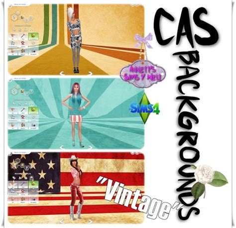 Vintage Cas Backgrounds At Annetts Sims 4 Welt Sims 4 Updates