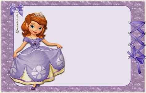 Pikpng encourages users to upload free artworks without copyright. Sofia the First Birthday Card Template | BirthdayBuzz