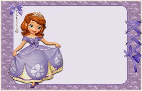 Sofia the first / birthday kaylie the first | catch my party. Sofia the First Birthday Card Template sofia the First ...
