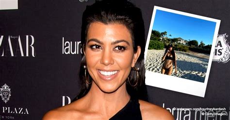 Kourtney Kardashian Puts Her Enviable Curves On Display In A New Photo