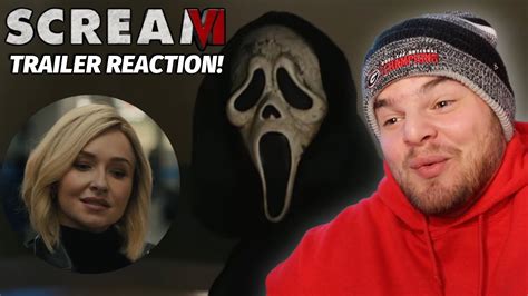 Scream Vi Official Trailer Reaction Scream 6 Youtube