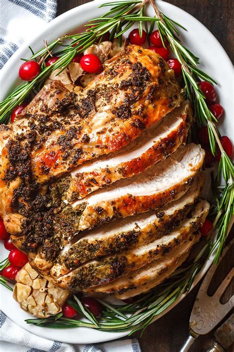 Swirl oil to coat and add ground turkey. Instant Pot Turkey Breast Recipe with Garlic-Herb Butter — Eatwell101