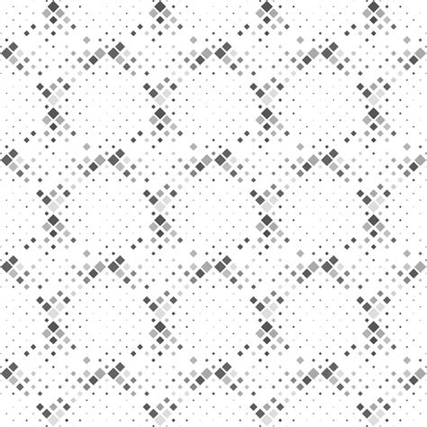 Premium Vector Seamless Geometrical Monochrome Square Pattern Background