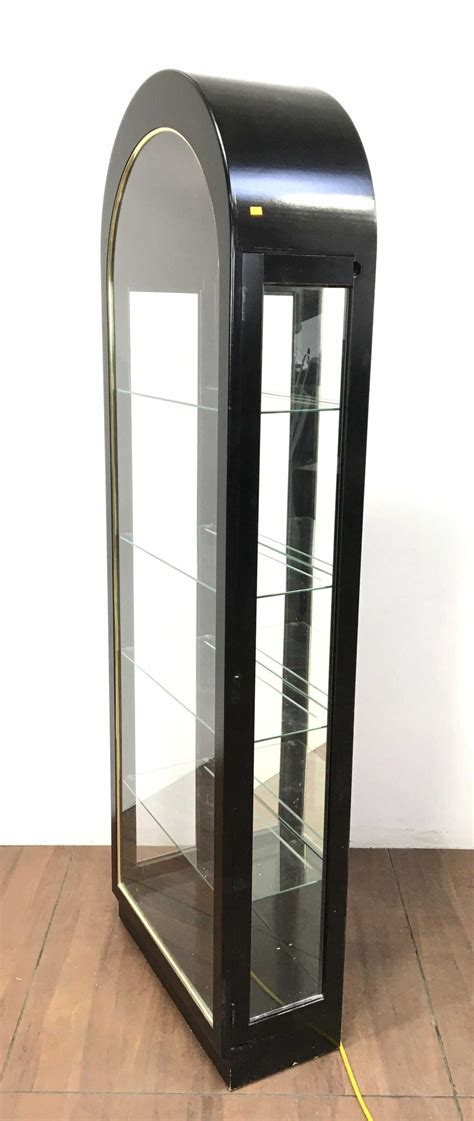 18 posts related to contemporary curio cabinets. Lot - Contemporary Arch Top Lit Curio Cabinet