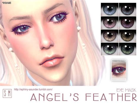 Angels Feather Eye Mask By Screaming Mustard At Tsr Sims 4 Updates