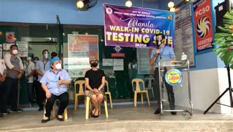 Following proceedings via a tv screen while in police custody. Manila's on a roll: The city just set up their third free COVID-19 testing walk-in center - NOLISOLI