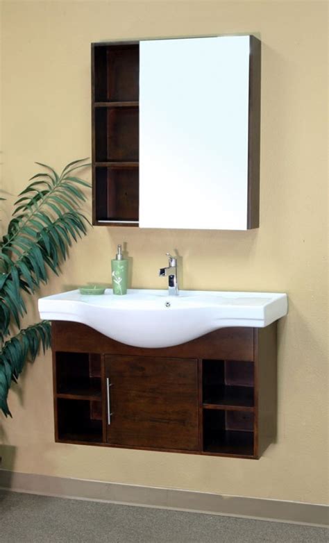 Do you suppose 40 inch bathroom vanity with sink appears nice? 40 Inch Single Sink Wall Mount Bathroom Vanity in Medium ...