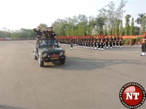 passing out parade held at guards regimental centre kamptee nagpur today nagpur news