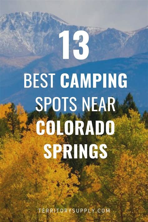 Best Camping Spots Near Colorado Springs Colorado Colorado Springs Camping Camping Spots