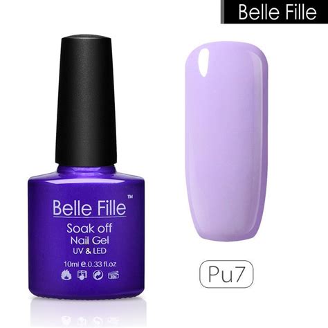 belle fille colorful series uv gel soak off nail polish uv led lacquer manicure ebay nail