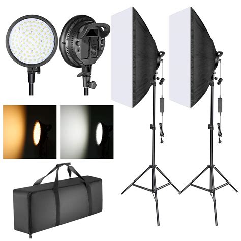 Neewer Led Softbox Lighting Kit 20x28 Inches Softbox 48w Dimmable 2