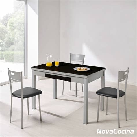 Ikea have always managed to keep bang on trend with their home design ideas and furniture ranges, and it seems that when it comes to keeping up with digital trends, the swedish company shows the. Mesa extensible de cristal ALBA para cocina | ANova Cociña