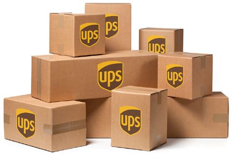 Ups Cardboard Box With Pallet 3d Model Ph