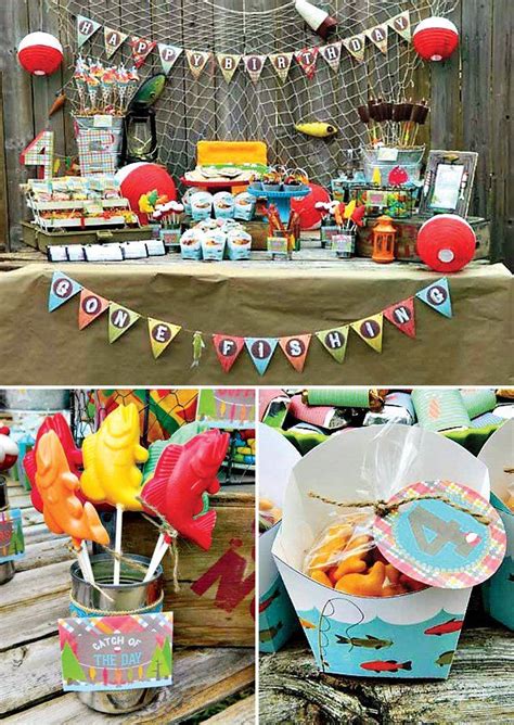 For my son s ocean themed birthday party i easily saved over 100 by making my own invitations decorations and by baking my own cake and cupcakes i hope you have found. A Reel Fun "Gone Fishing" Birthday Party | Gone fishing ...