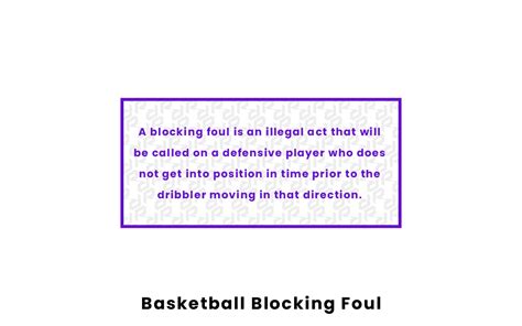 Blocking Foul In Basketball
