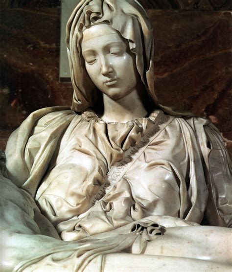 Pietà Detail By Michelangelo Buonarroti