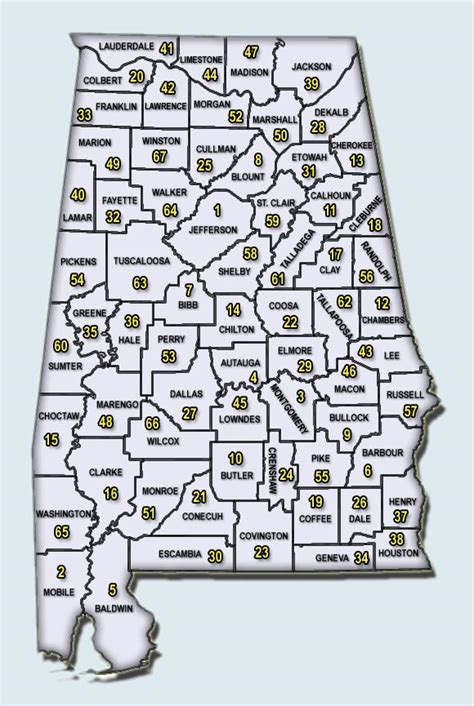 Alabama Editable County Powerpoint Map For Building Regions Maps For