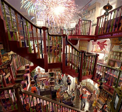 Fred and george weasley worked for several years to develop a line of comic magic items which they hoped to sell through their company, weasleys' wizard wheezes. On the Road to Diagon Alley: Weasleys' Wizard Wheezes