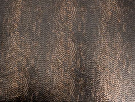 Mjtrends Snakeskin Fabric Black With Bronze