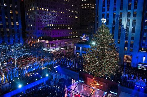 Tis The Season Rockefeller Center Christmas Tree Lights Up