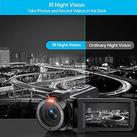 Video Camera Camcorder Full Hd 1080p 30fps 36mp Ir Night Vision