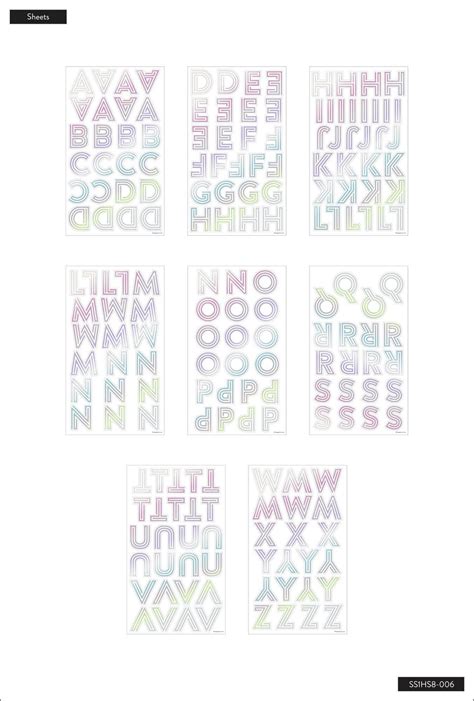Make A Statement With These Iridescent Large Icon Stickers Spell Out