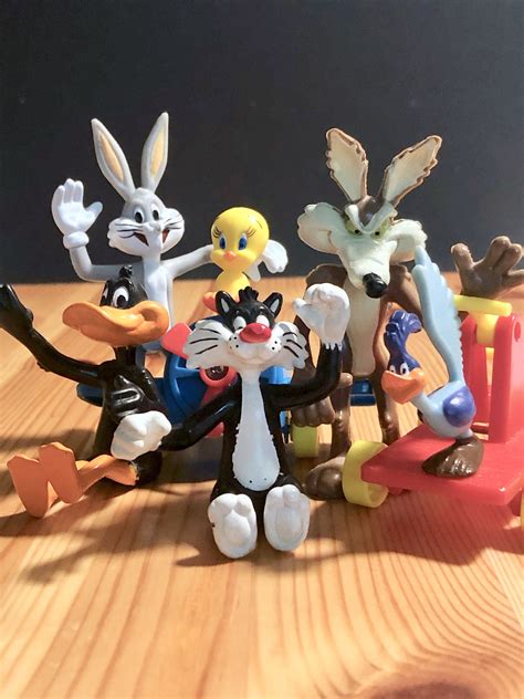 Looney Tunes Mcdonalds Toys 1989 Canadian Happy Meal Toys Etsy