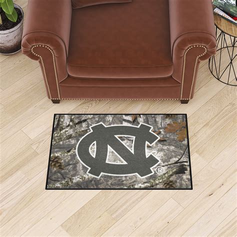 North Carolina Tar Heels Camo Starter Doormat 19 X 30