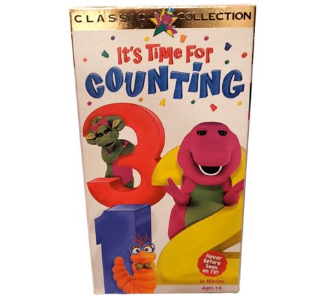 Mavin Barney Its Time For Counting Classic Collection Vhs Video Tape