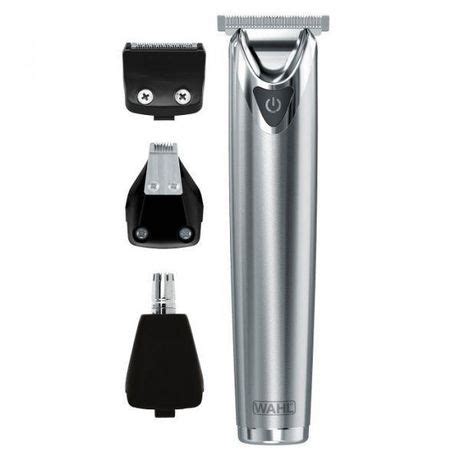 The whl rechargeable hair clipper trimmer itself has four heads, each designed to work on wahl rechargeable hair clipper trimmer: Wahl Stainless Steel Lithium Ion™ Trimmer | Walmart Canada