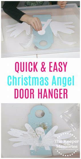 Quick And Easy A Is For Angel Door Hanger Christmas Bible Story Art For