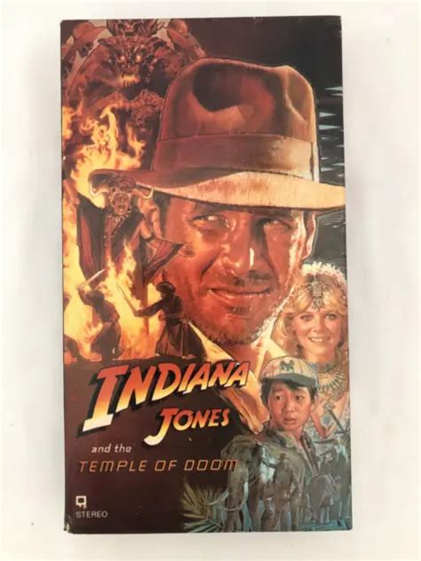 Indiana Jones And The Temple Of Doom Vhs Used Harrison Ford