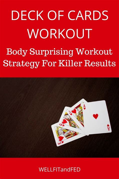 How Can A Deck Of Cards Workout Make You Super Strong Easy Workouts