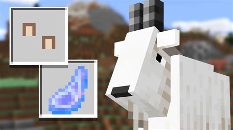 How Will Goats Work In Minecraft 117 Preview Youtube