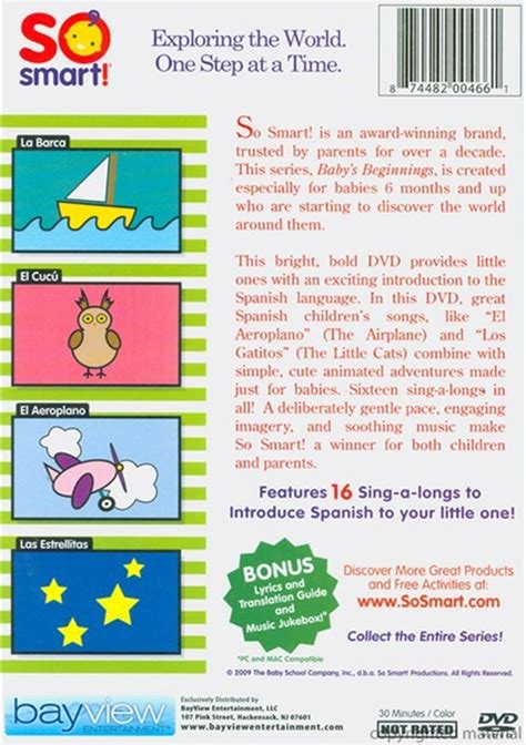 So Smart Babys Beginnings Spanish Dvd Dvd Empire