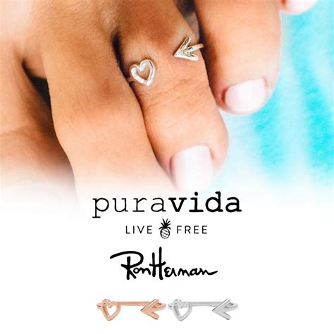 【楽天市場】puravida プラヴィダ Heart And Arrow Toe Ring 指輪 リング レディース ユニセックス 夏 ロン