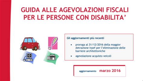 Guida Alle Agevolazioni Fiscali Per Le Persone Con Disabilit Azione