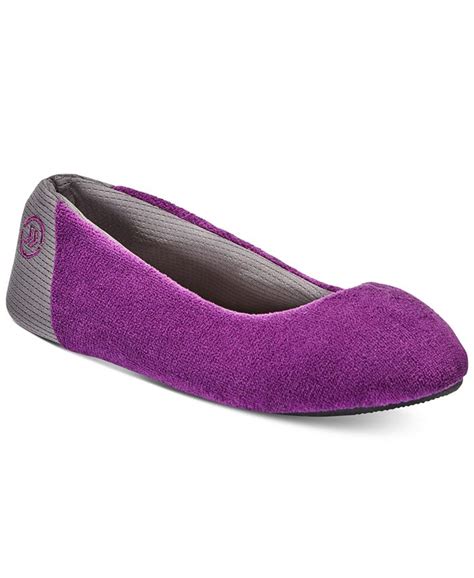 Check spelling or type a new query. Isotoner Signature Women's Microterry Mesh Ballet Slippers ...