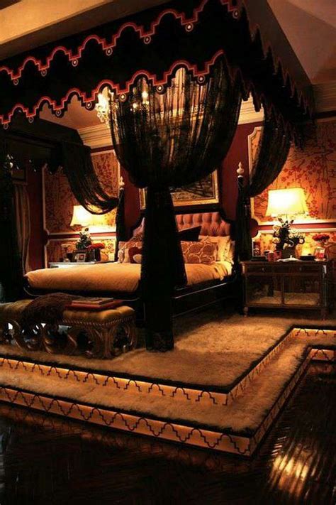 This idea is perfect to bring warmth into your bedroom. 31+ Elegant and Luxury Arabian Bedroom Ideas | Gothic home ...