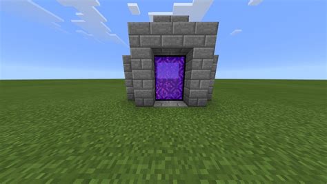 How To Build A Nether Portal Without Obsidian 6 Steps Instructables