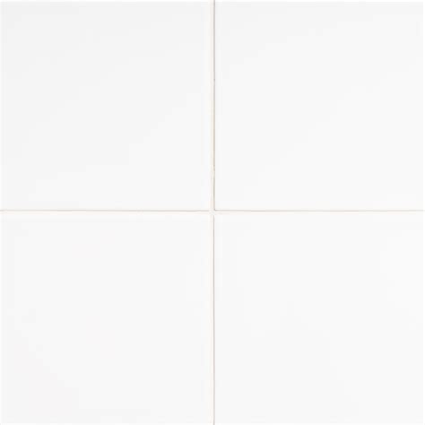 White Glossy Ceramic Tiles 6x6 Mgm Tile
