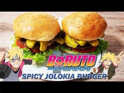Subreddit about the new series of boruto: Scharfer Jolokia Burger von Boruto - YouTube | Burger, Chicken burgers, Food