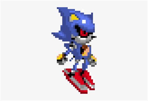 Metal Sonic Metal Sonic Pixel Art Free Transparent Png Download